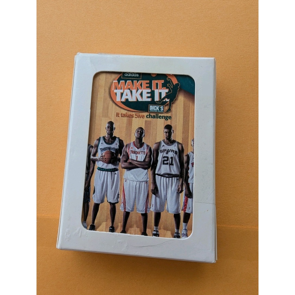 NBA Garnett Duncan‎ DIck's Sporting Goods Make it Take it 2007 Playing Cards